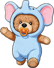 Lala in elephant costume